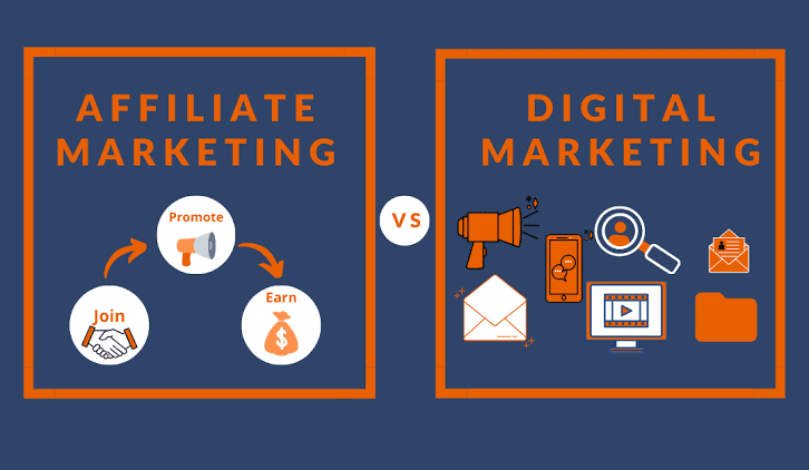 Affiliate Marketing vs. Digital Marketing for Beginners.