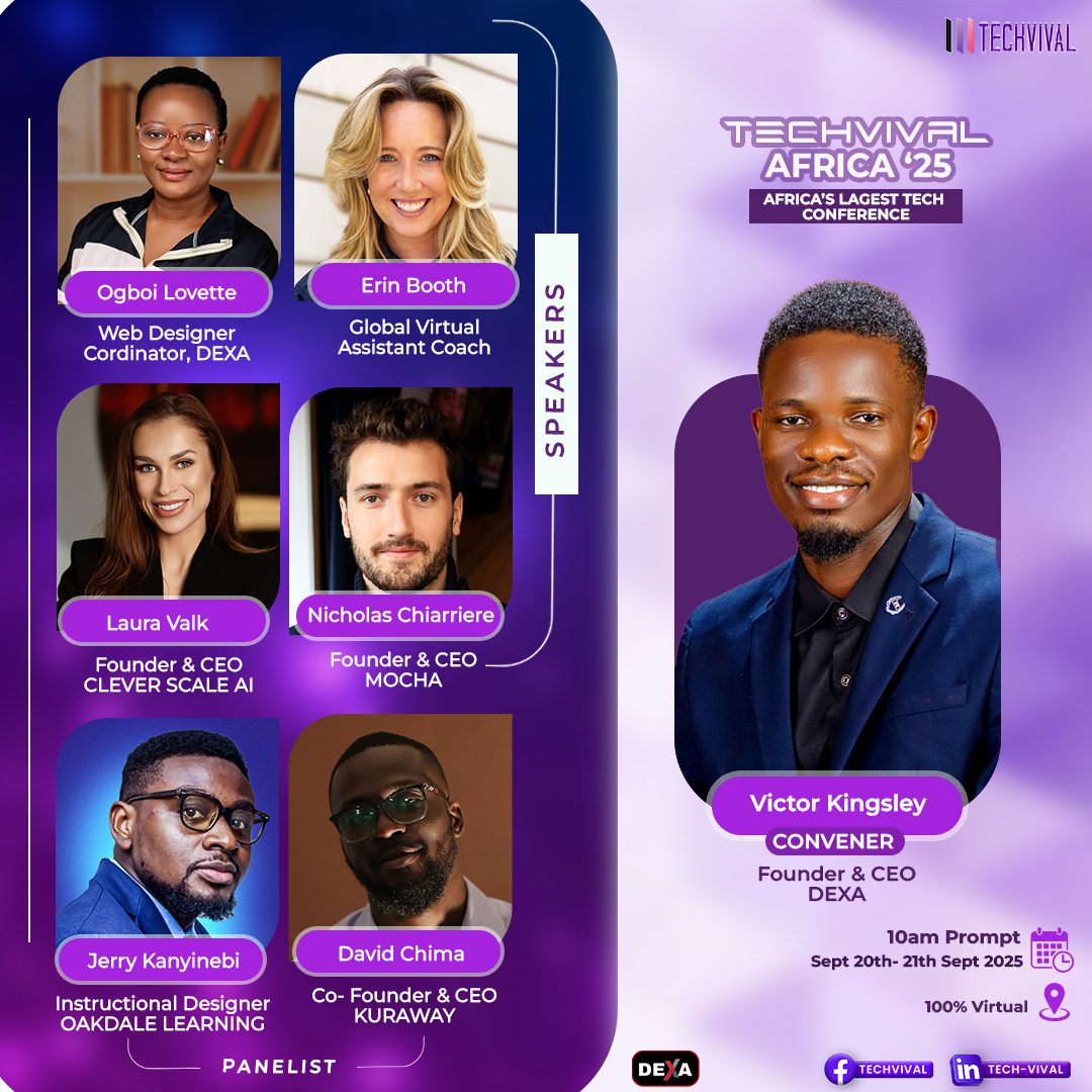 TechVival Conference Flier with Speakers